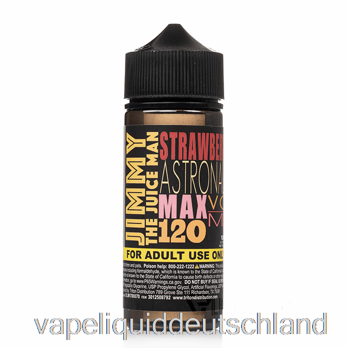 Erdbeer-Astronaut – Jimmy The Juiceman – 120 Ml 0 Mg Vape-Flüssigkeit